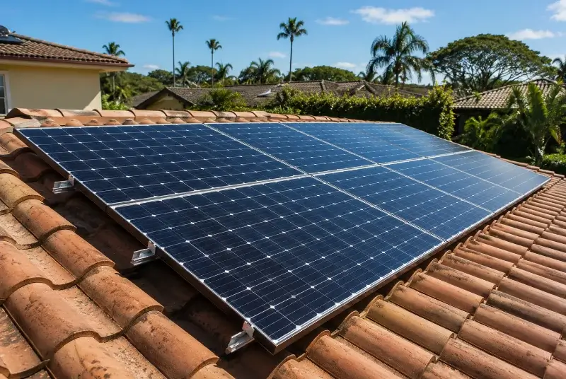 Installation de panneaux solaires à Genouillé